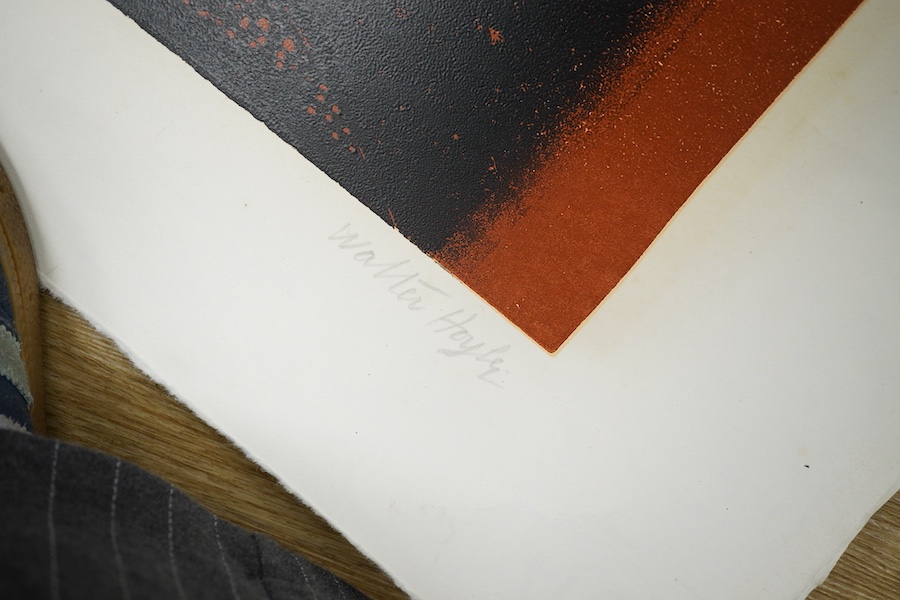 Walter Hoyle (1922-2000), artist proof colour lithograph, ‘Jesus College’, unframed
